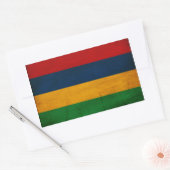 Mauritius Flag Rechthoekige Sticker (Envelop)