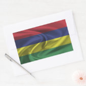 Mauritius Flag Rechthoekige Sticker (Envelop)