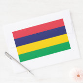 Mauritius Flag Rechthoekige Sticker (Envelop)