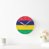 Mauritius Flag Ronde Klok (Huis)