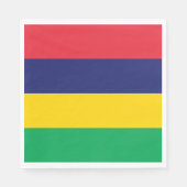 Mauritius Flag Servet (Voorkant)