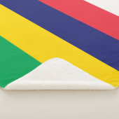 Mauritius Flag Sherpa Deken (3/4)