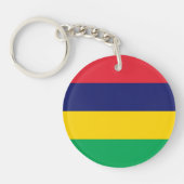 Mauritius Flag Sleutelhanger (Voorkant)