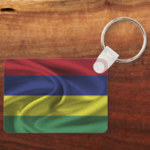 Mauritius Flag Sleutelhanger (Voorkant)