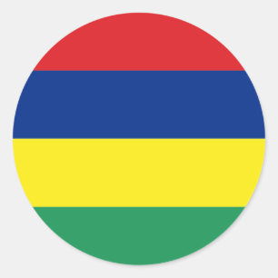 Mauritius Flag Sticker