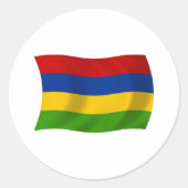 Mauritius Flag Sticker (Voorkant)
