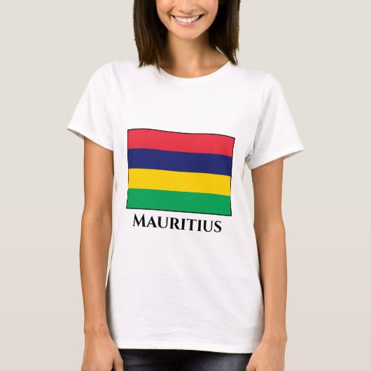 Mauritius Flag T-shirt (Voorkant)
