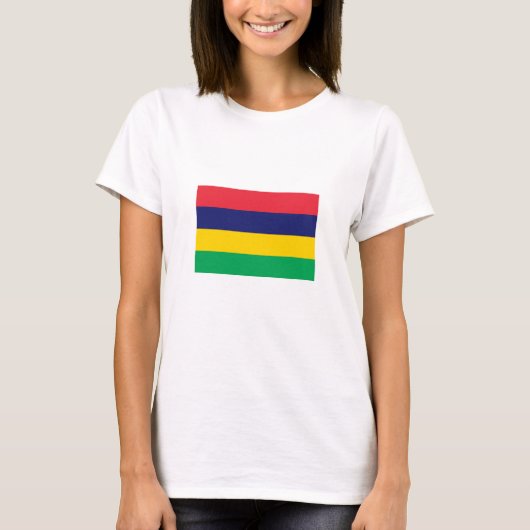 Mauritius Flag T-shirt (Voorkant)