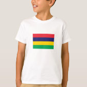 Mauritius Flag T-shirt (Voorkant)