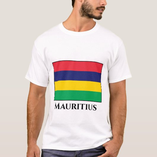 Mauritius Flag T-shirt (Voorkant)