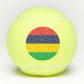 Mauritius Flag Tennisballen (Voorkant)