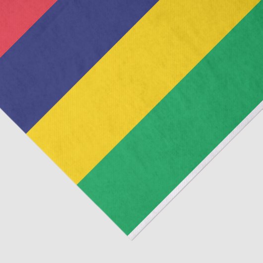Mauritius Flag Tissuepapier (Detail)
