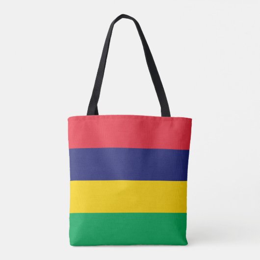 Mauritius Flag Tote Bag (Achterkant)