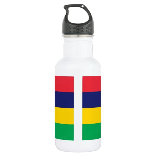 Mauritius Flag Waterfles (Achterkant)