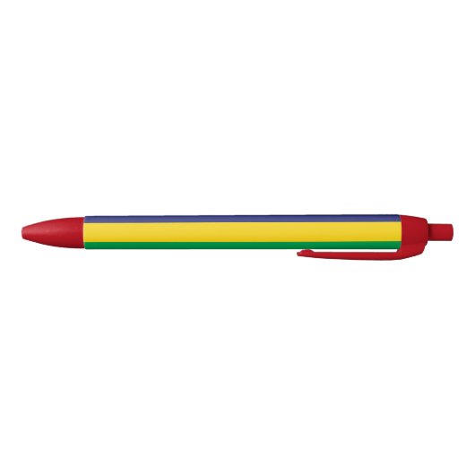 Mauritius Flag Zwarte Inkt Pen (Bodem)