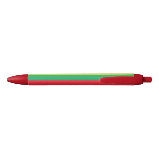 Mauritius Flag Zwarte Inkt Pen (Achterkant)