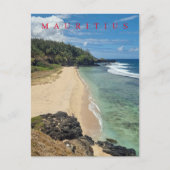 Mauritius Gris Beach uitzicht briefkaart (Voorkant)