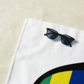 MAURITIUS-handdoek met aangepaste tekst Strandlaken (In situ)