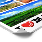 Mauritius - I Love - Poster (Hoek)