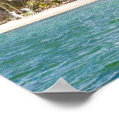 Mauritius Indian Ocean Flic En flac Beach Souvenir Poster (Hoek)