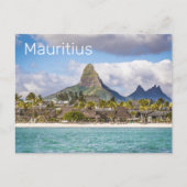 Mauritius Indische Oceaan Flic En flac Beach Souve Feestdagenkaart (Voorkant)