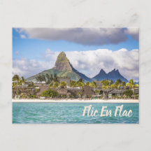 Mauritius Indische Oceaan Flic En flac Beach Souve