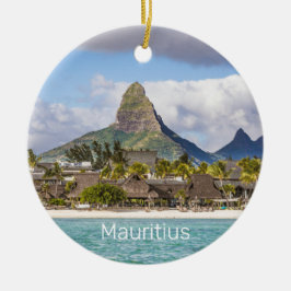 Mauritius Indische Oceaan Flic En flac Beach Souve Keramisch Ornament