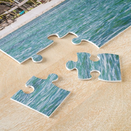 Mauritius Indische Oceaan Flic En flac Beach Souve Legpuzzel (Zijkant)