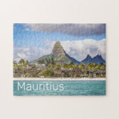 Mauritius Indische Oceaan Flic En flac Beach Souve Legpuzzel (Horizontaal)