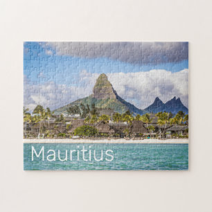 Mauritius Indische Oceaan Flic En flac Beach Souve Legpuzzel