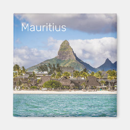 Mauritius Indische Oceaan Flic En flac Beach Souve Magneet