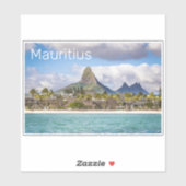 Mauritius Indische Oceaan Flic En flac Beach Souve Sticker (Vel)