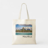 Mauritius Indische Oceaan Flic En flac Beach Souve Tote Bag (Achterkant)