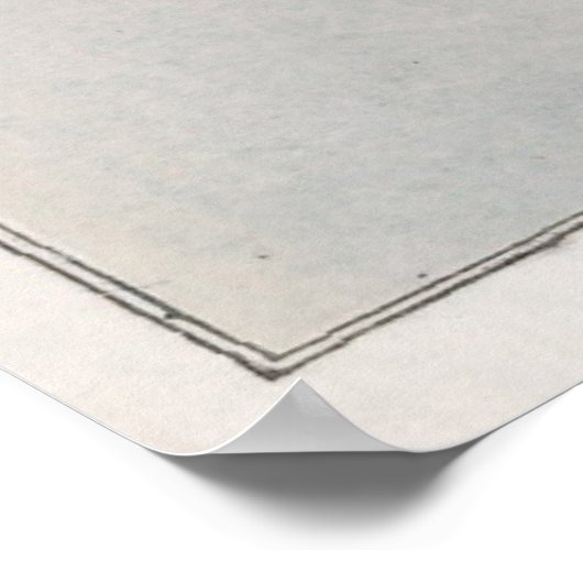  Mauritius-kaart (1862) Poster (Hoek)