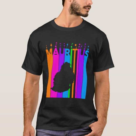 Mauritius Kleurrijke Bellen T-shirt (Voorkant)
