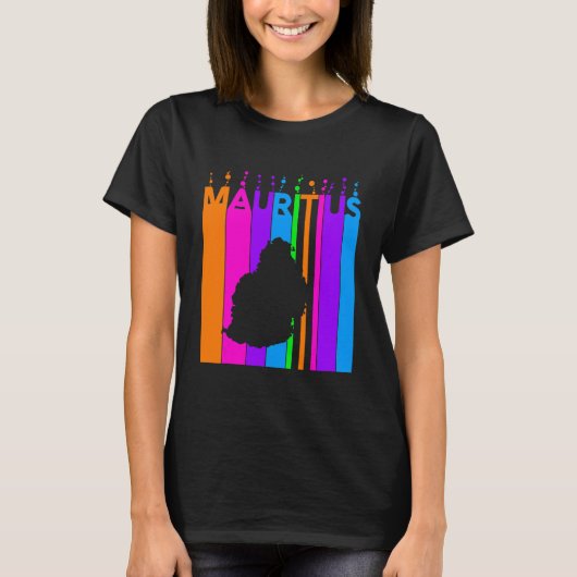 Mauritius Kleurrijke Bellen T-shirt (Voorkant)