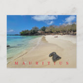Mauritius La Cuvette strand uitzicht ansichtkaart Briefkaart (Voorkant)
