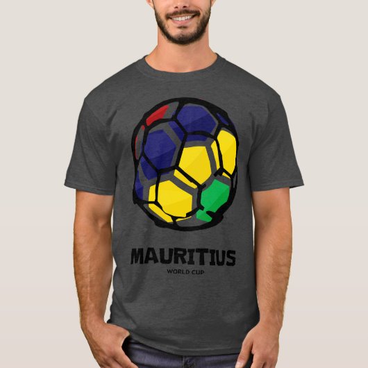 Mauritius Landenvlag T-shirt (Voorkant)