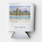 Mauritius Le Morne Brabant Mountain Souvenir Blikjeskoeler (Voorkant)