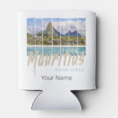 Mauritius Le Morne Brabant Mountain Souvenir Blikjeskoeler (Achterkant)