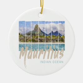 Mauritius Le Morne Brabant Mountain Souvenir Keramisch Ornament