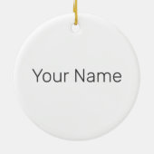 Mauritius Le Morne Brabant Mountain Souvenir Keramisch Ornament (Achterkant)