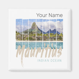 Mauritius Le Morne Brabant Mountain Souvenir Magneet