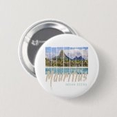 Mauritius Le Morne Brabant Mountain Souvenir Ronde Button 5,7 Cm (Voorkant /achterkant)