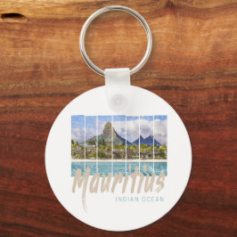 Mauritius Le Morne Brabant Mountain Souvenir Sleutelhanger