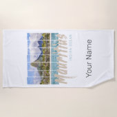 Mauritius Le Morne Brabant Mountain Souvenir Strandlaken (Voorkant)