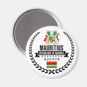 Mauritius Magneet (Voorkant / Achterkant)
