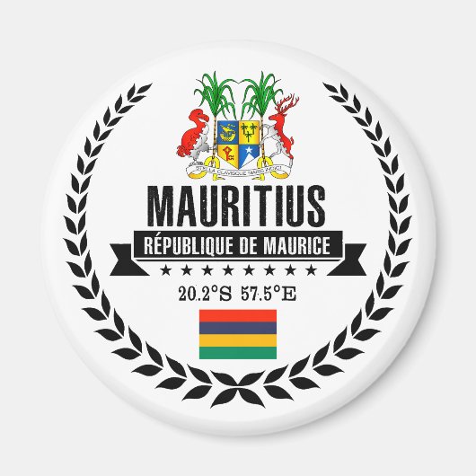 Mauritius Magneet (Voorkant)
