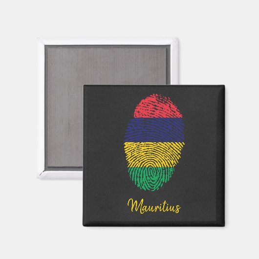 Mauritius Magneet (Voorkant / Achterkant)