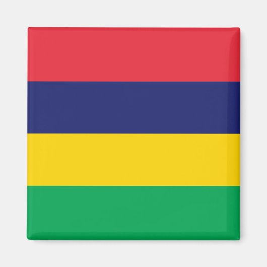 Mauritius - Mauritiaanse vlag Magneet (Voorkant)